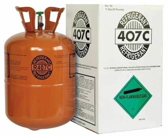 Gaz réfrigérant de haute pureté Fréon R600A R404A R507 R407c R290 R22 R134A R410A