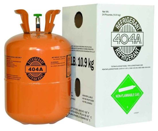 Expérience d'exportation riche en vente d'usine 10,9 kg de réfrigérant Fréon R404A