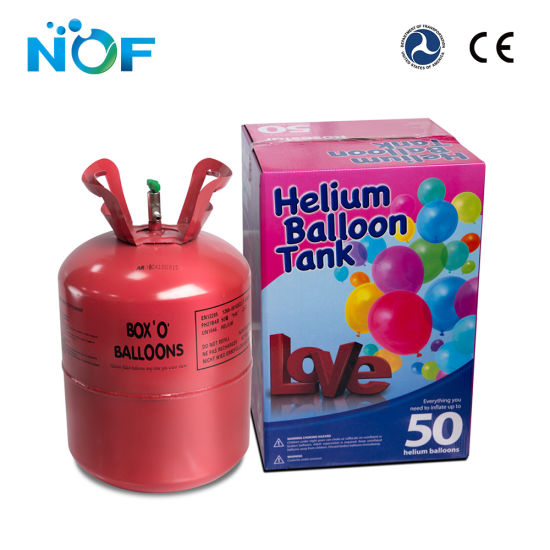 Gaz d'hélium de réservoir jetable de 13,4 L et 22,4 L pour la célébration de la fête