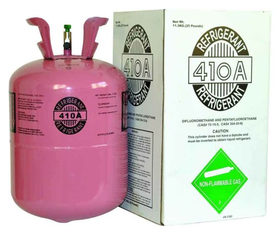 Vente d'usine Gaz réfrigérant R410A à 99,99 % avec notre propre laboratoire pour tester la pureté
