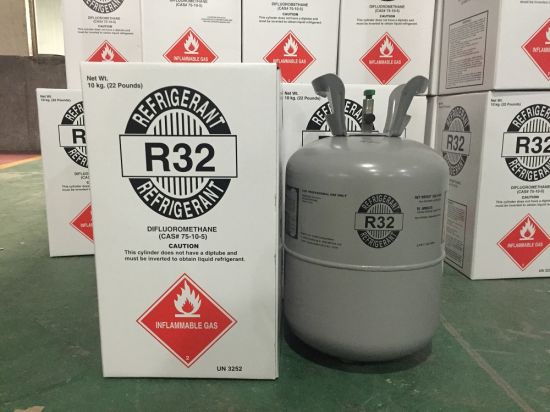 Gaz réfrigérant R32 de 11,3 kg respectueux de l'ozone à faible Gwp