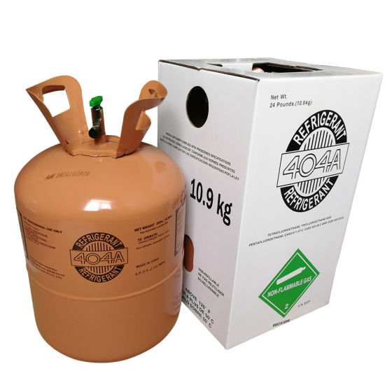Expérience d'exportation riche en vente d'usine 10,9 kg de réfrigérant Fréon R404A